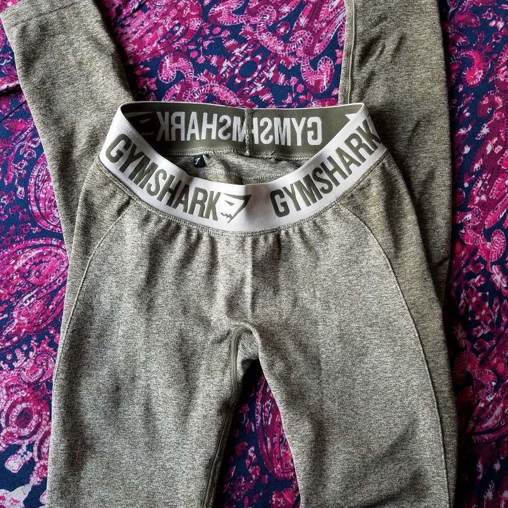 Gymshark Khaki Sand Flex Leggings XS